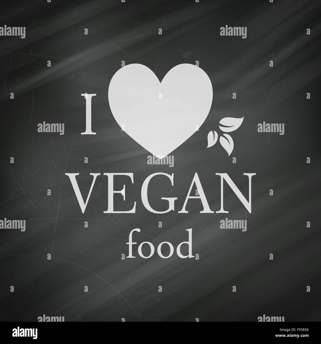 Vector Illustration of a Vegan Menu Design Template Stock Photo - Alamy
