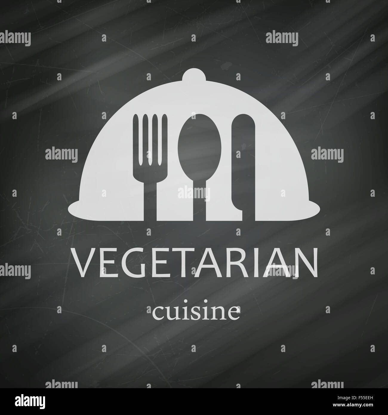 Vector Illustration of a Vegan Menu Design Template Stock Photo - Alamy