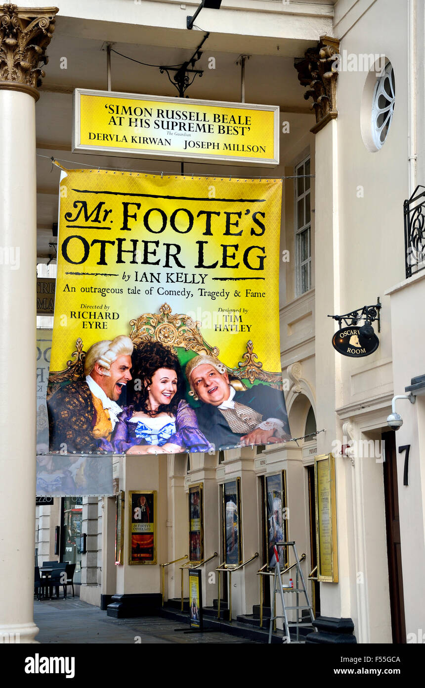 London, England, UK. Mr Foote's Other Leg (Ian Kelly) at the London