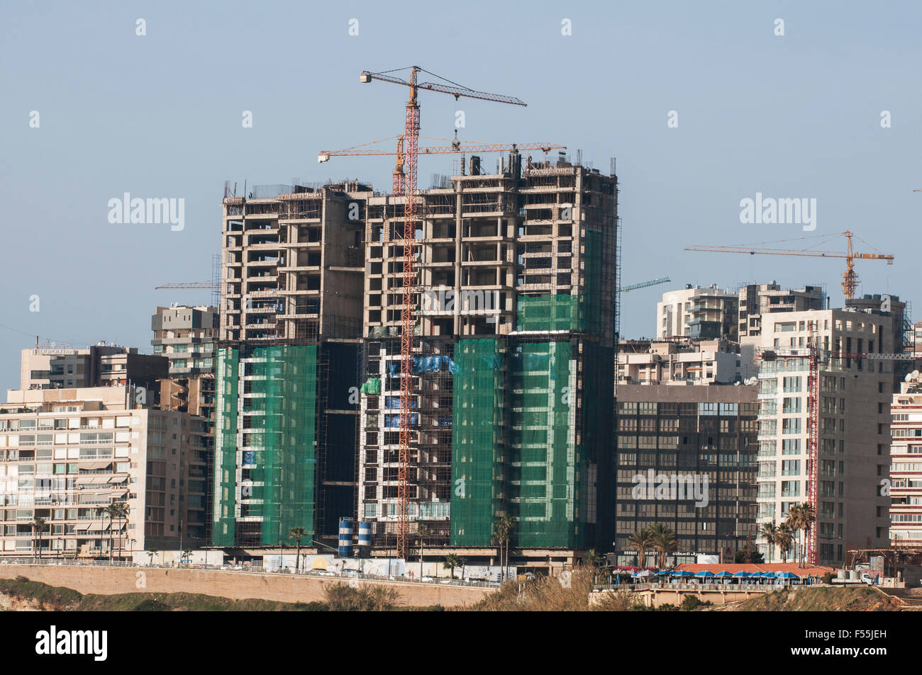 Building under construction Beirut Lebanon Stock Photo Alamy