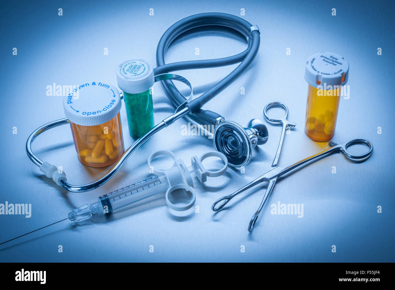 Medical tools used in the care of hospitalized patients Stock Photo Alamy