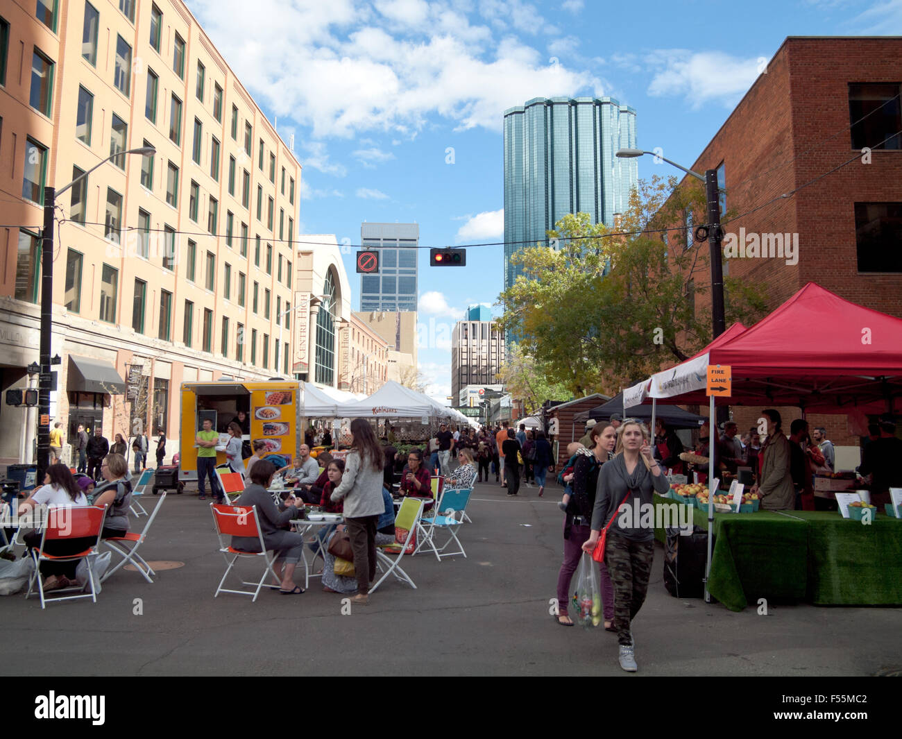 City Market Downtown (104 Street Market) , a farmers' market in Edmonton, Alberta, Canada