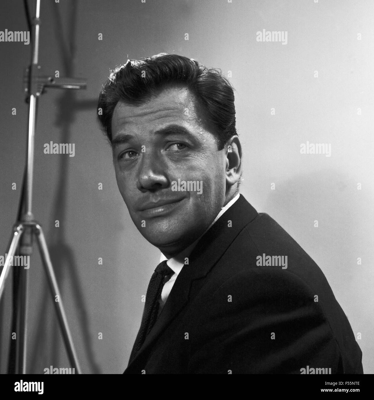 Der österreichische Schauspieler Gerhard Riedmann, Deutschland 1960er Jahre. Austrian actor Gerhard Riedmann, Germany 1960s. Stock Photo