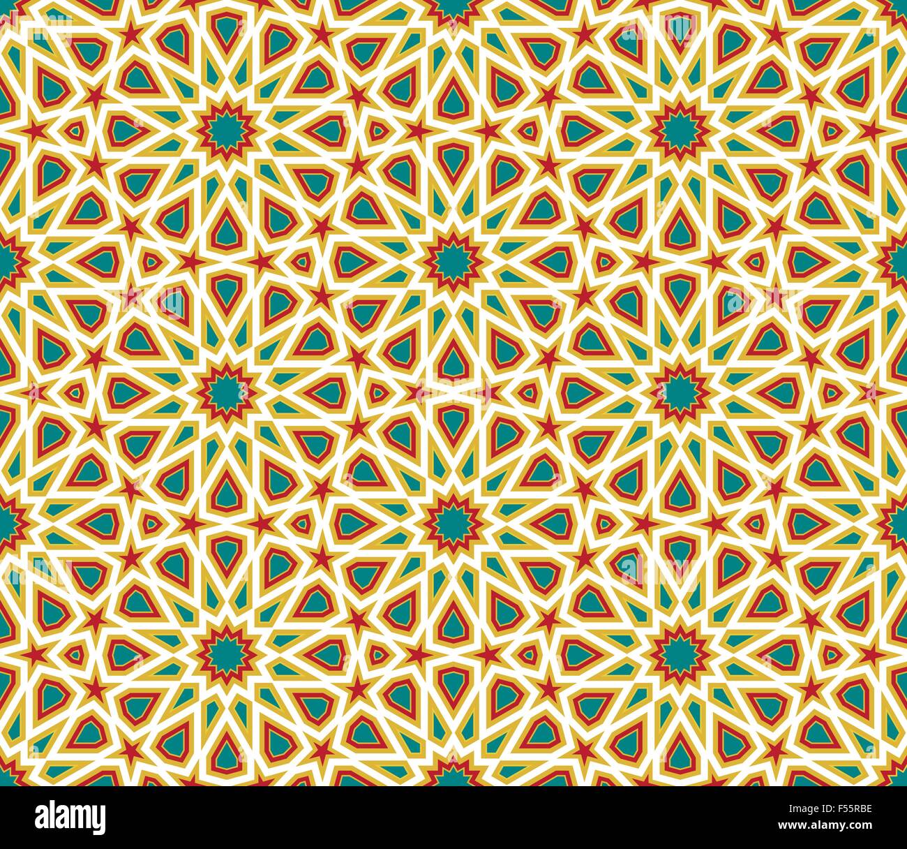 Abstract Geometric Colorful seamless background, Wallpaper design Stock Vector