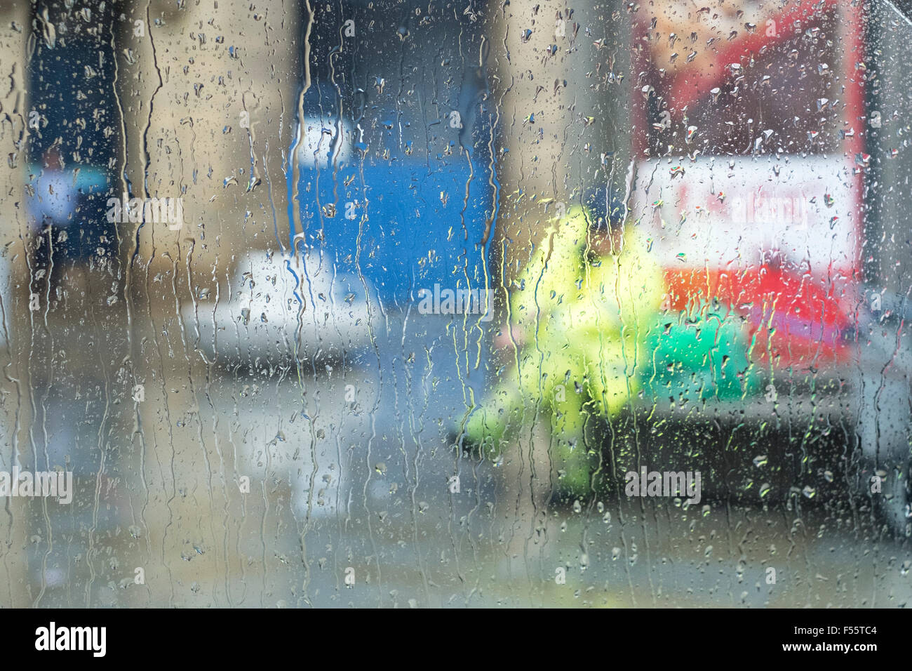 Bradford 28th October  2015 A very wet day in the Pennine city of Bradford West Yorkshire  © Paul Chambers/Alamy Live News Stock Photo
