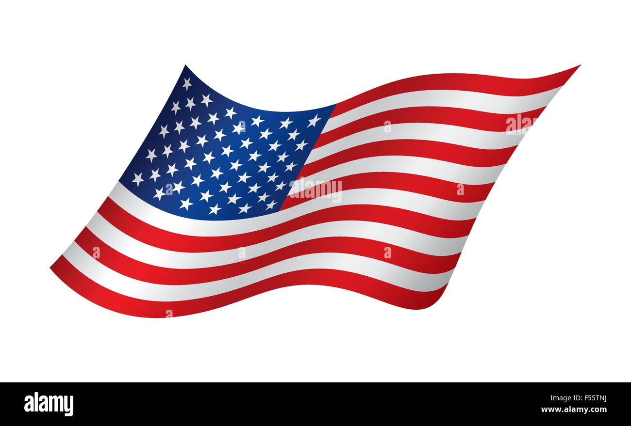 American Flag Logo Stock Vector Images Alamy