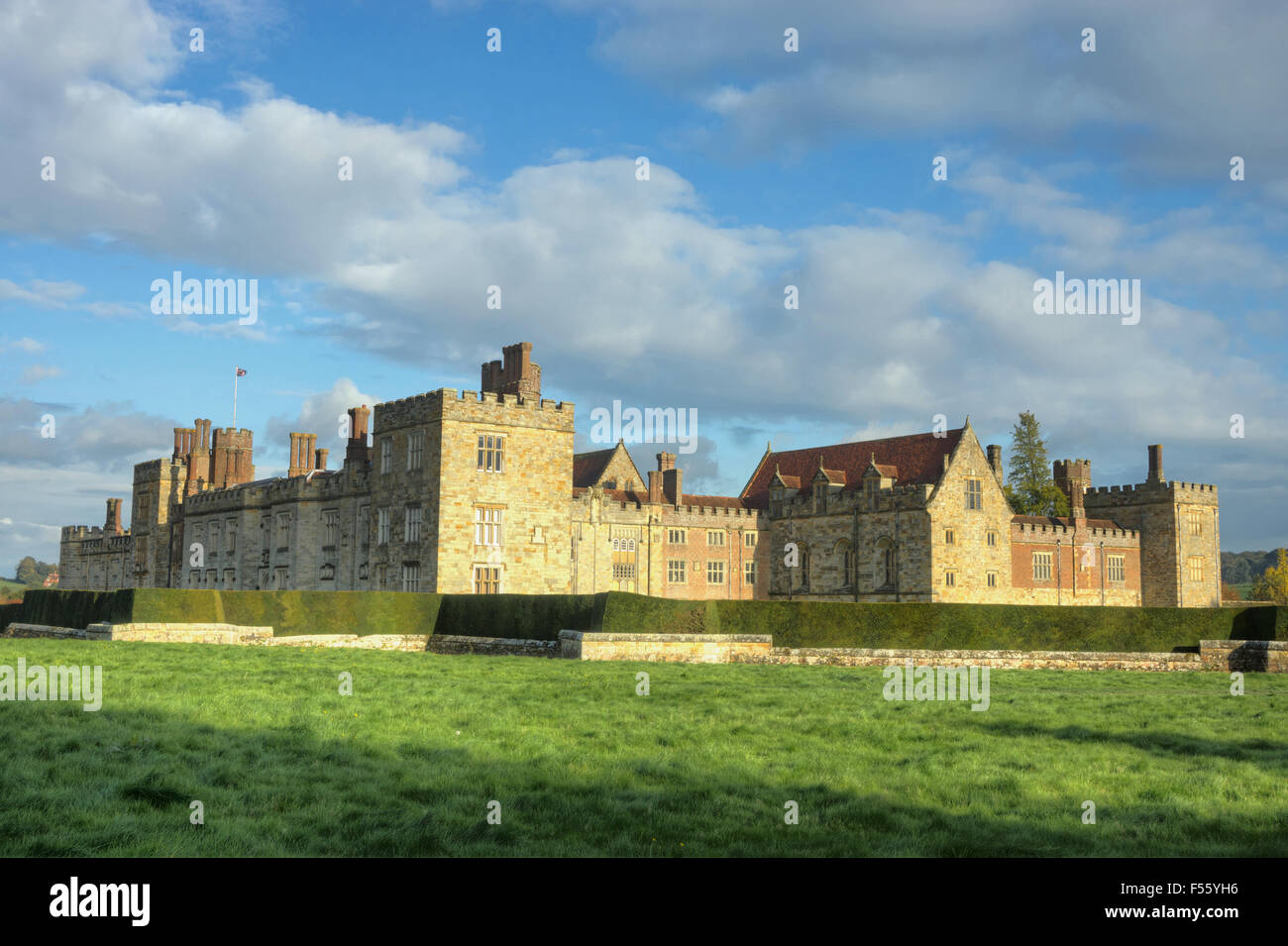 Penshurst Place is a historic building in Kent Stock Photo