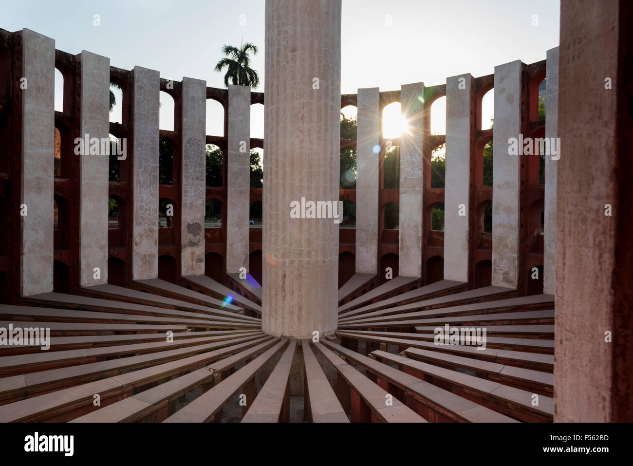 Sun Clock Jantar Mantar observatory Delhi is similar to Jaipur Jantar