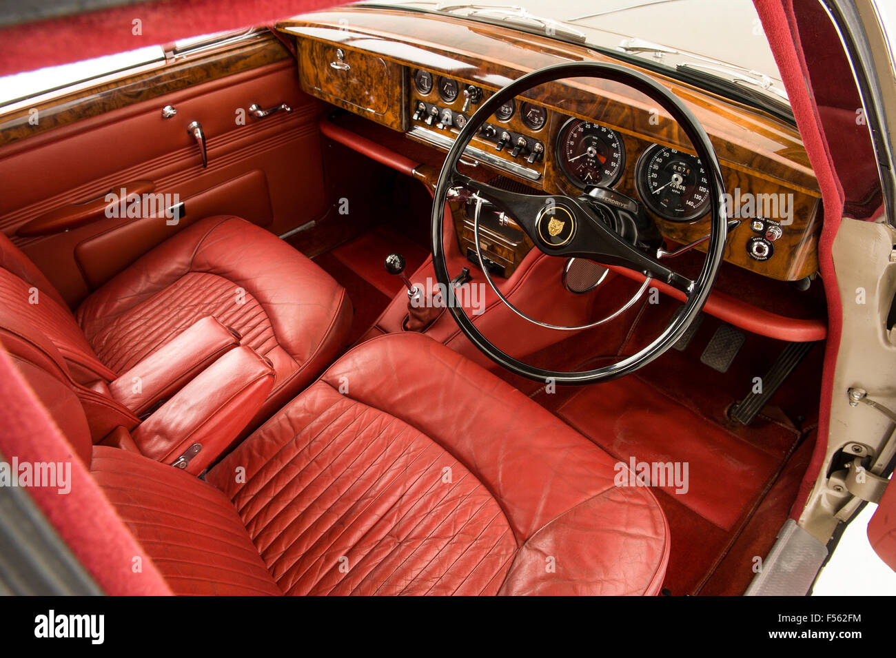 1966 Jaguar 3.8S Stock Photo