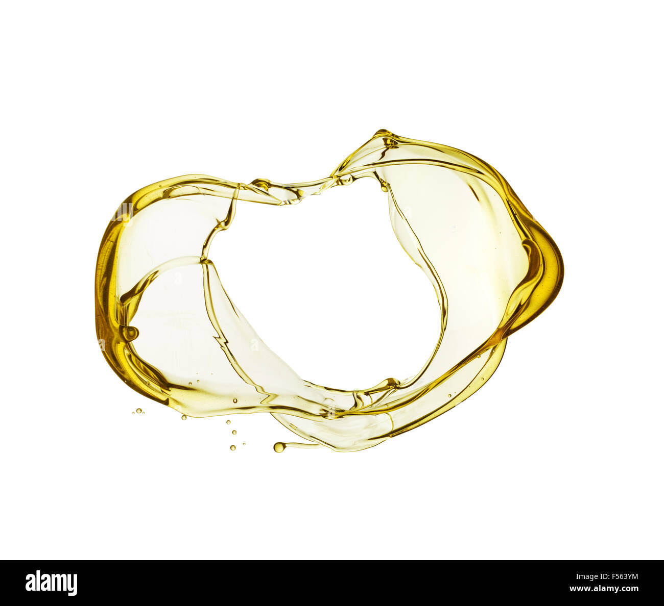 Oil splash isolated on white background Stock Photo Alamy