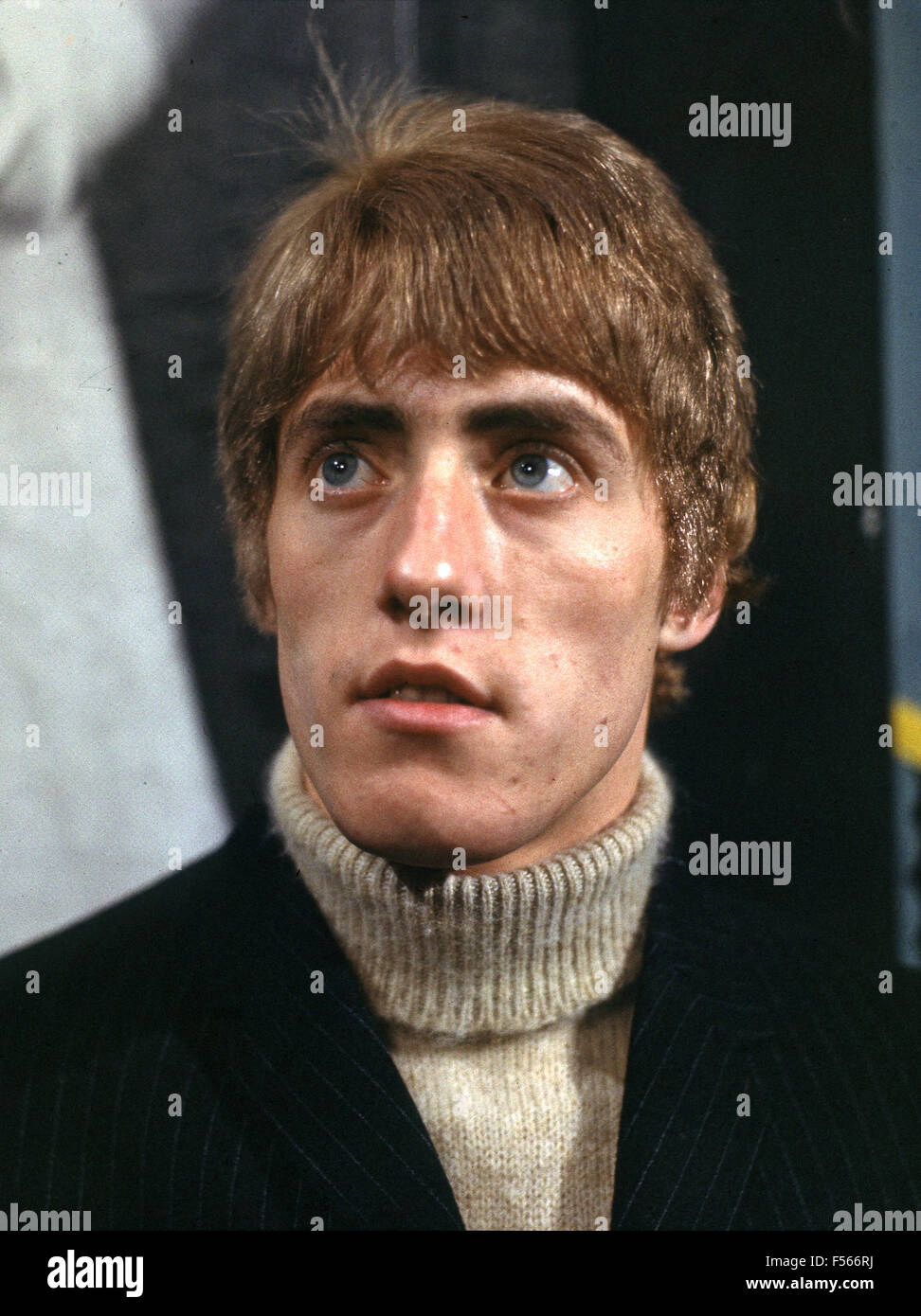 THE WHO Lead singer Roger Daltrey on Ready,Steady,Go in 1966. Photo Tony Gale Stock Photo