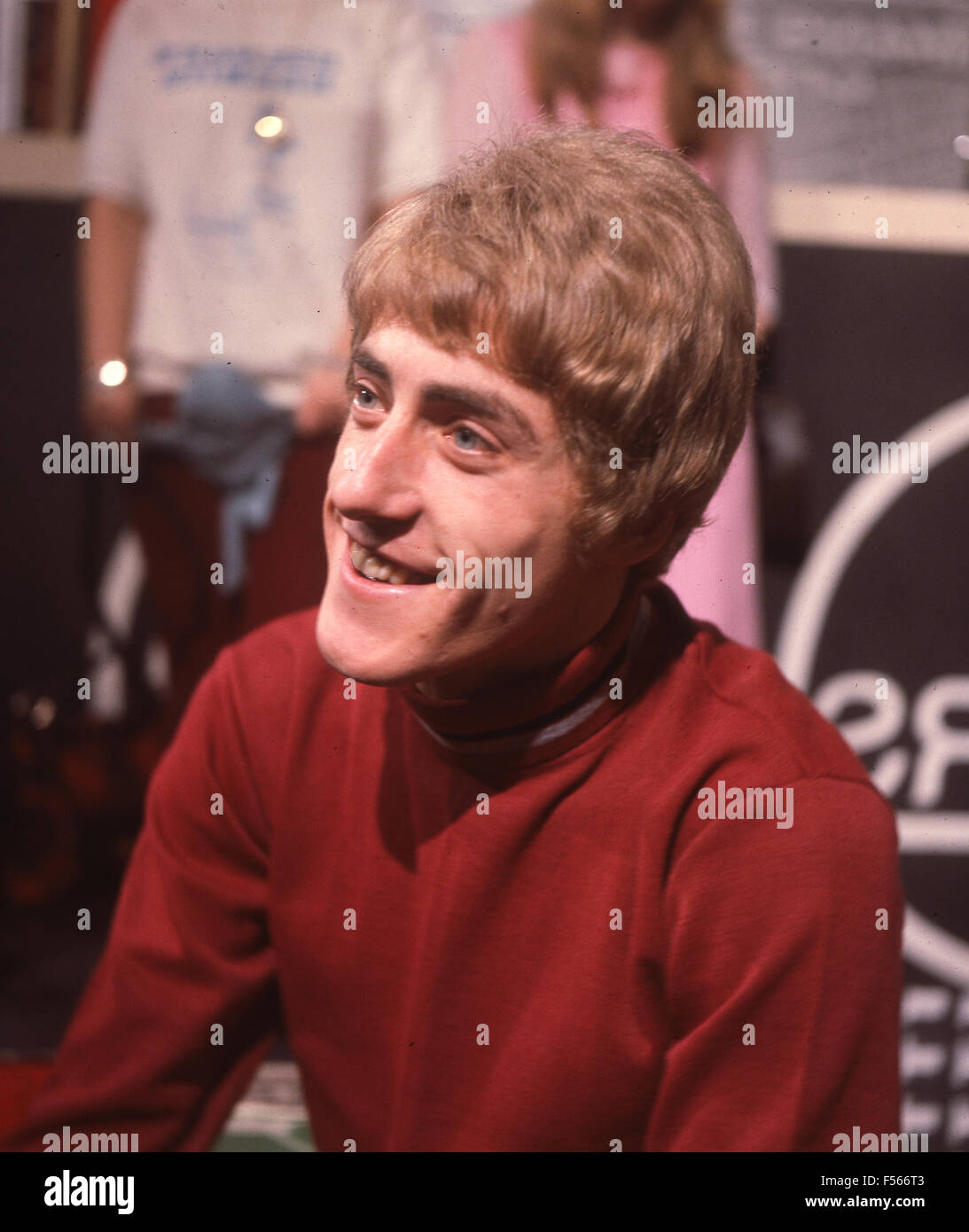 THE WHO Lead singer Roger Daltry on Ready,Steady,Go in 1966. Photo ...