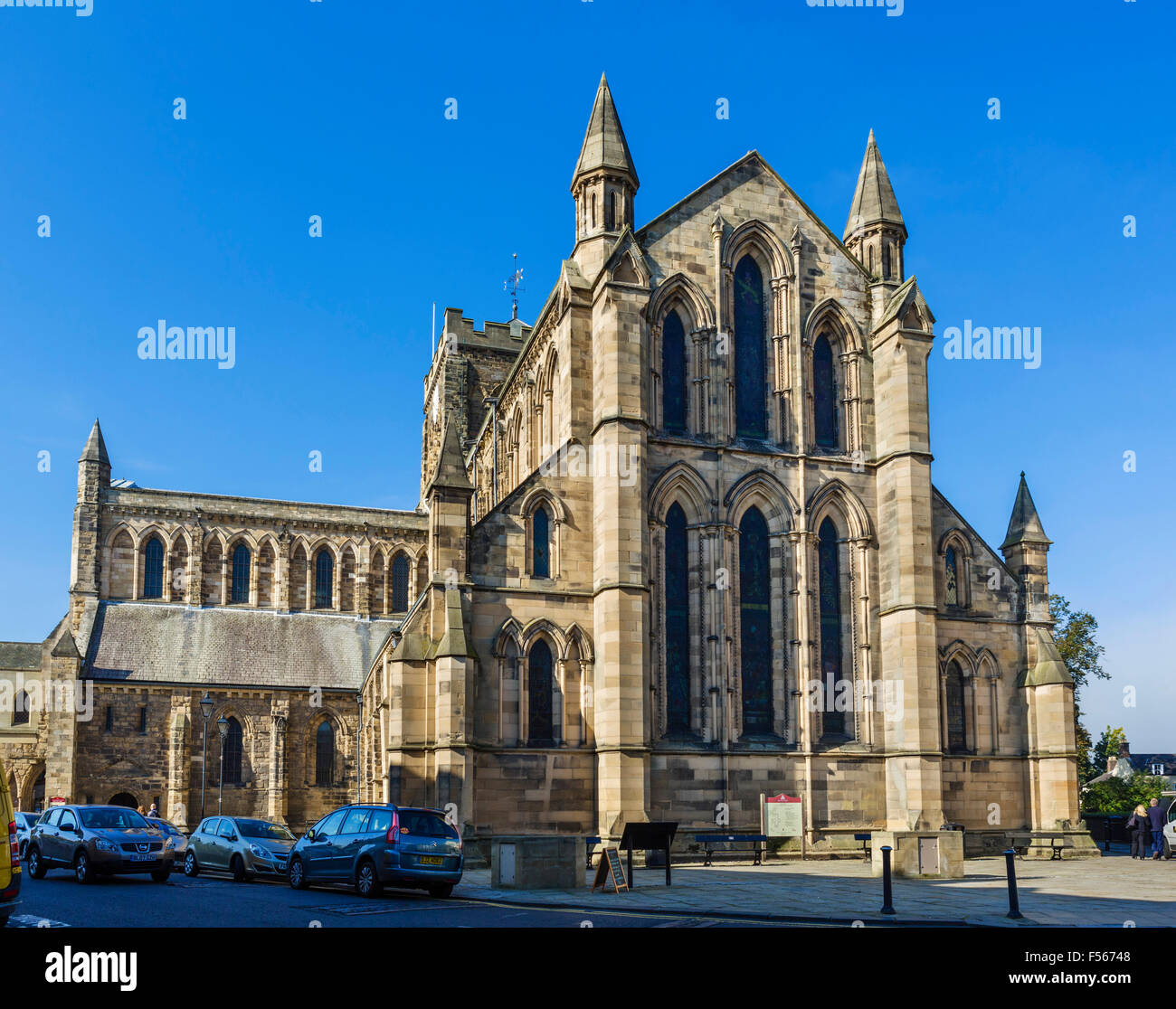 Hexham Abbey, Hexham, Northumberland, England, UK Stock Photo