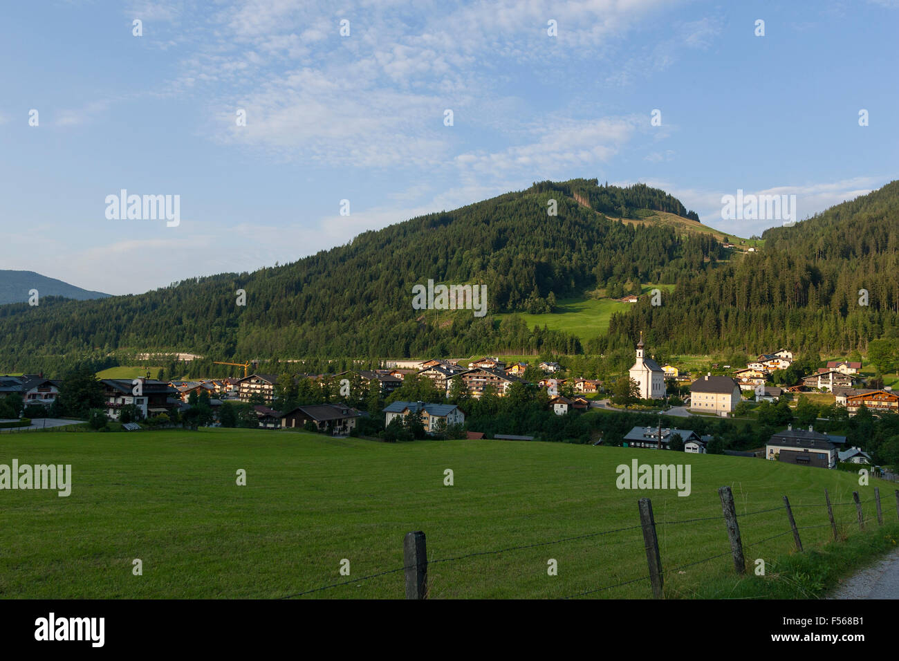 Flachau Austria Europe Salzburgerland Stock Photo Alamy