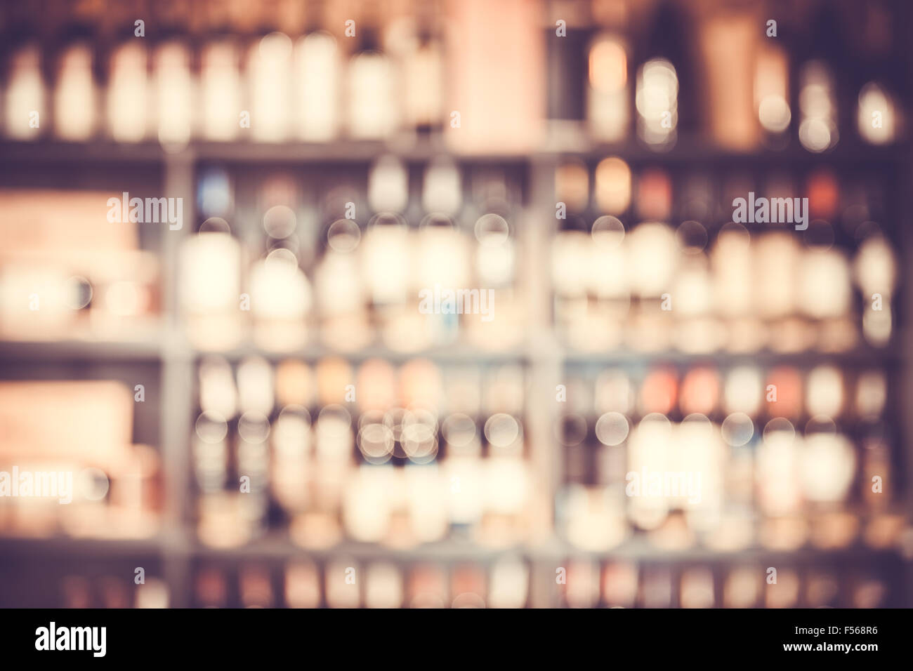 restaurant blur interior Stock Photo