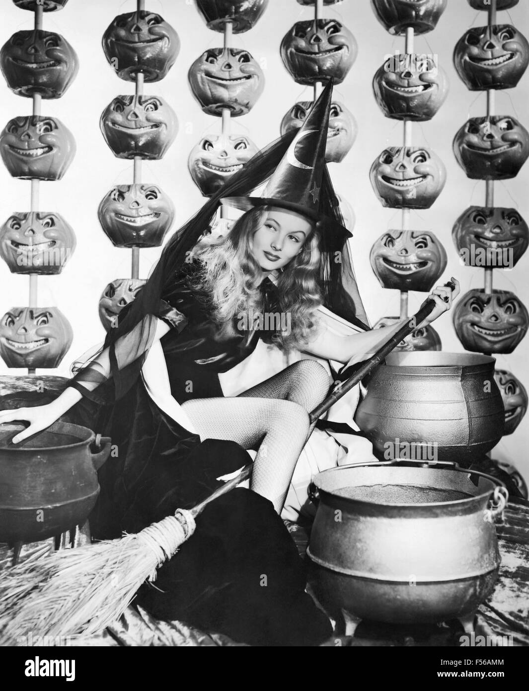 I MARRIED A WITCH 1942 Paramount Pictures film with Veronica Lake Stock Photo