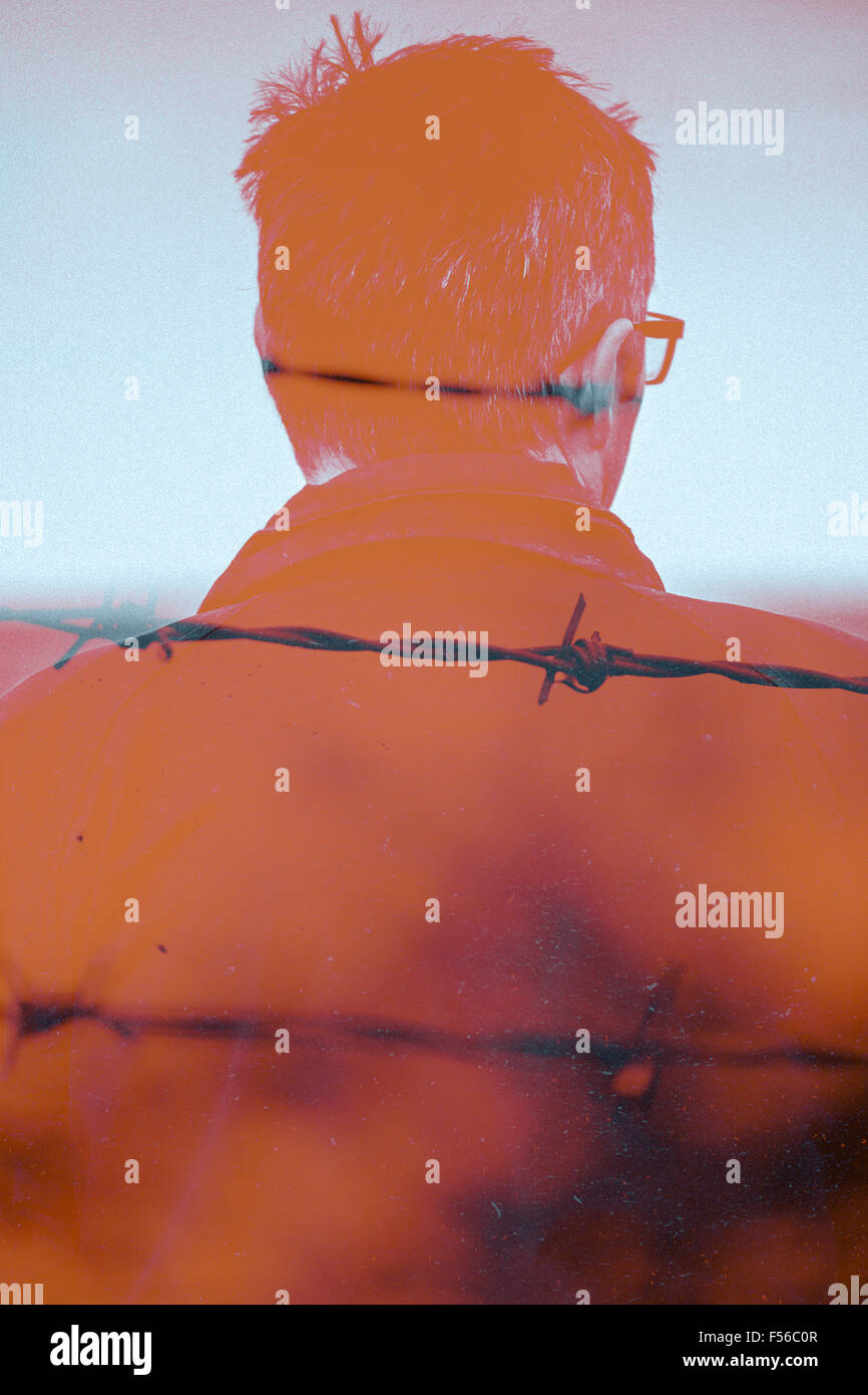 Double exposure portrait sea hi-res stock photography and images - Alamy