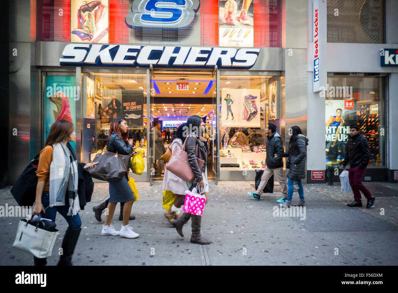 A Skechers store in Times Square in New 