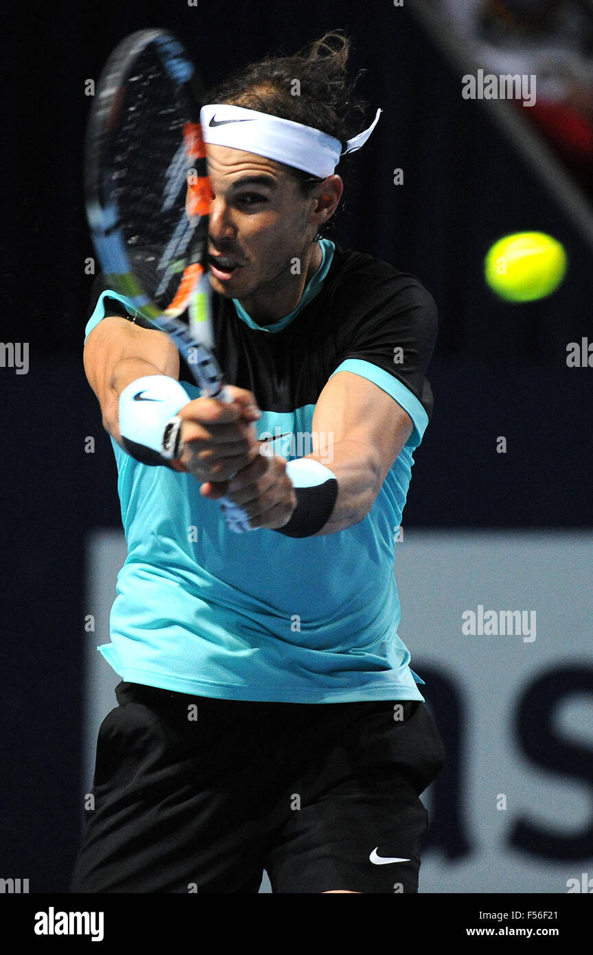 Basel, Switzerland. 28th Oct, 2015. Basel Swiss Indoor Tennis