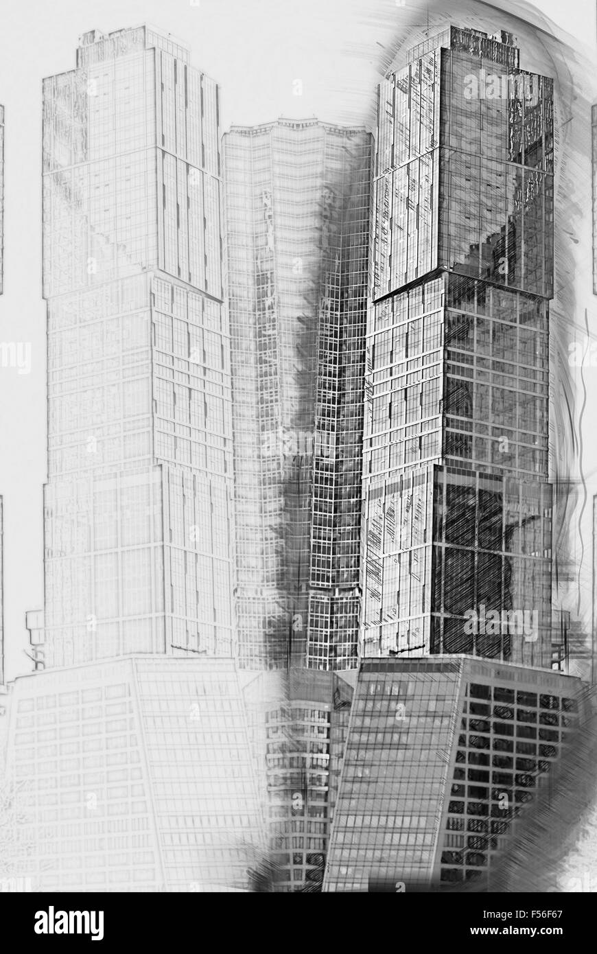 modern office buildings Stock Photo Alamy