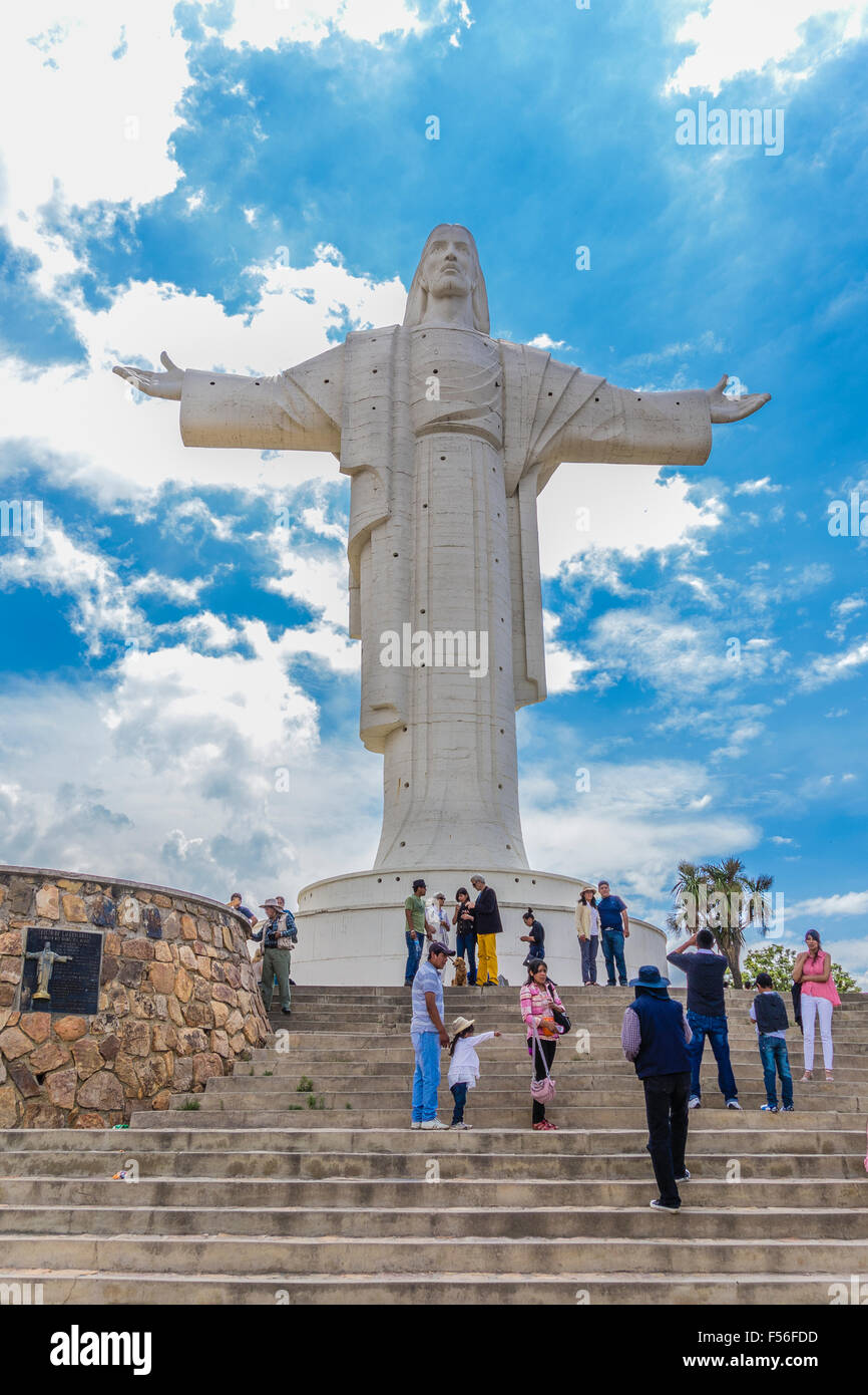 Cristo De La Concordia Or Christ Of Peace Is A Statue Of Jesus Christ 