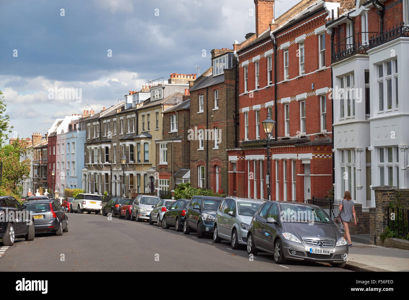 Willow Road in Hampstead, London England United Kingdom UK Stock Photo