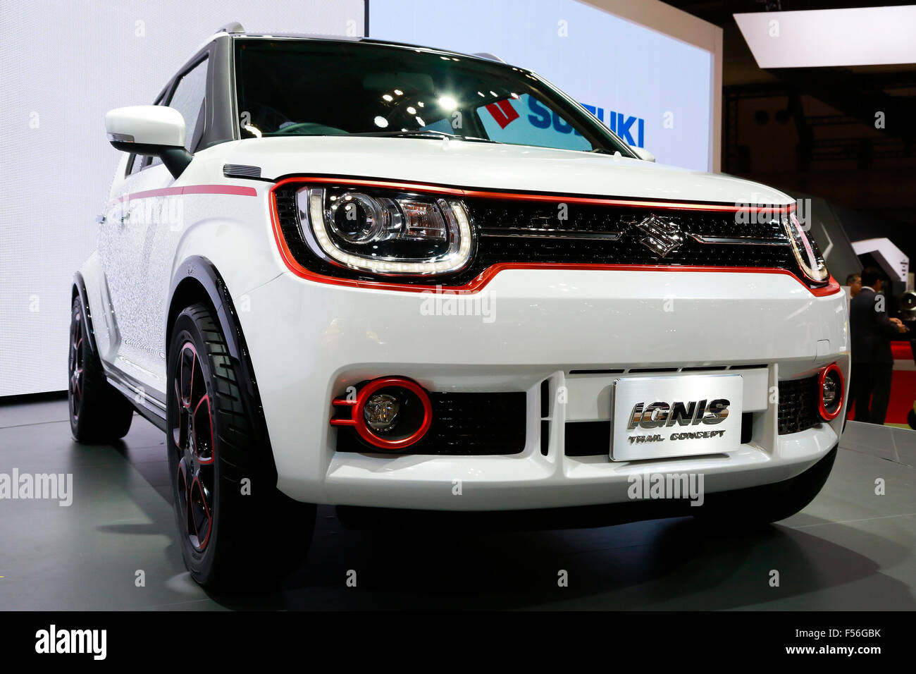 The new SUZUKI IGNIS car on display during the 44th Tokyo Motor Show