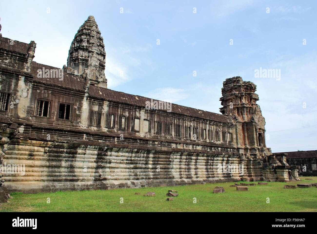 Angkor Wat temple complex in Cambodia, the largest religious monument