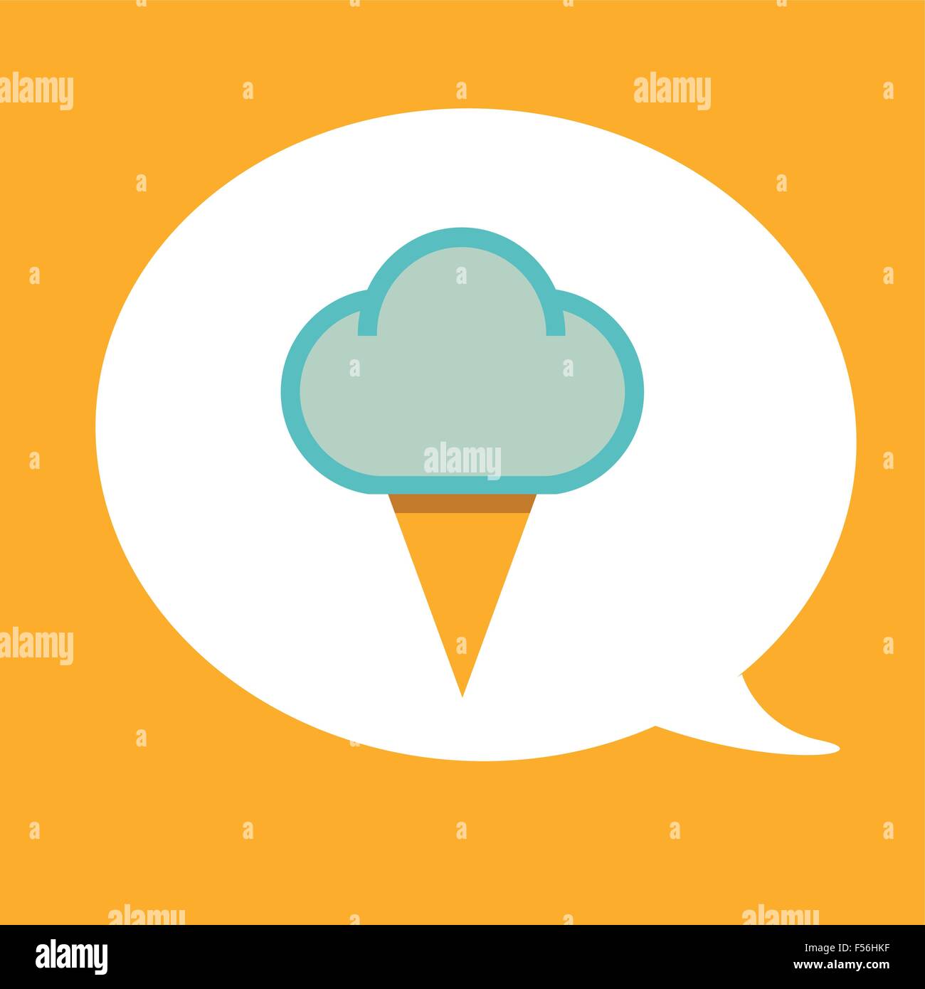 Icon ice cream isolated on white background Stock Vector Image & Art ...