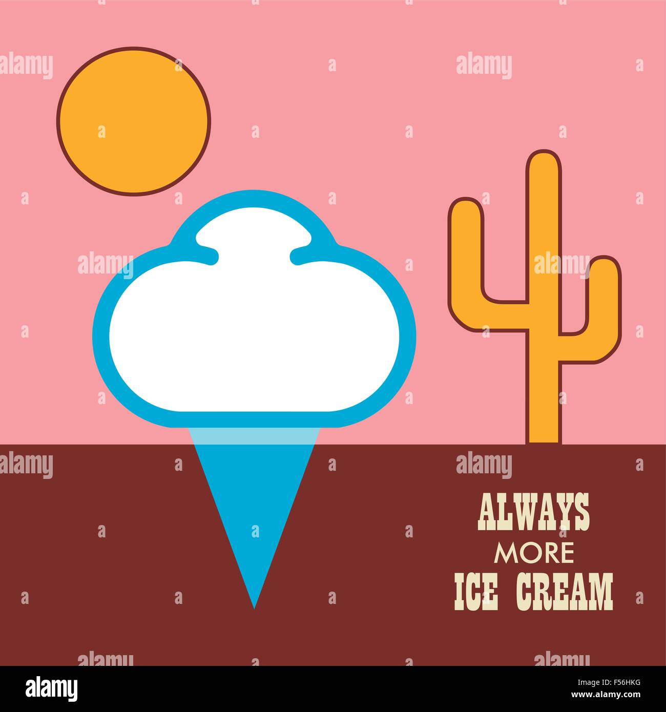 Icon ice cream isolated on white background Stock Vector Image & Art ...