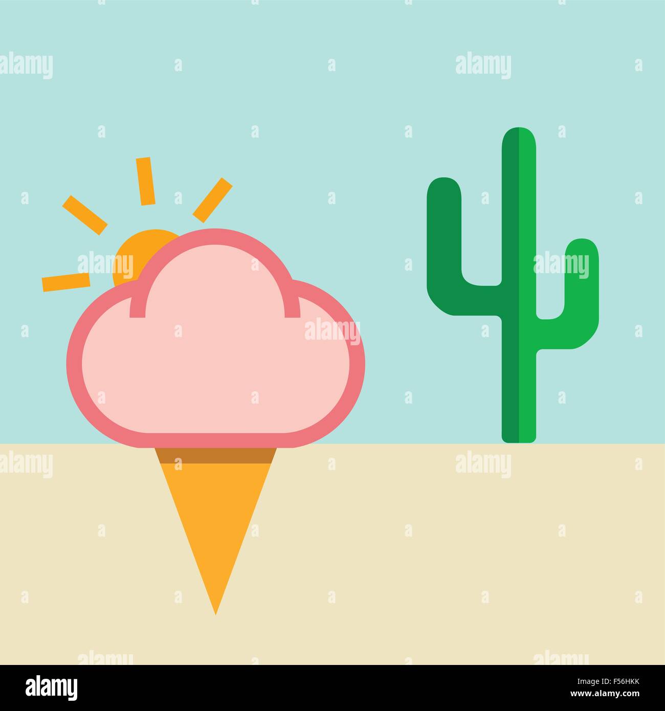 Icon ice cream isolated on white background Stock Vector Image & Art ...