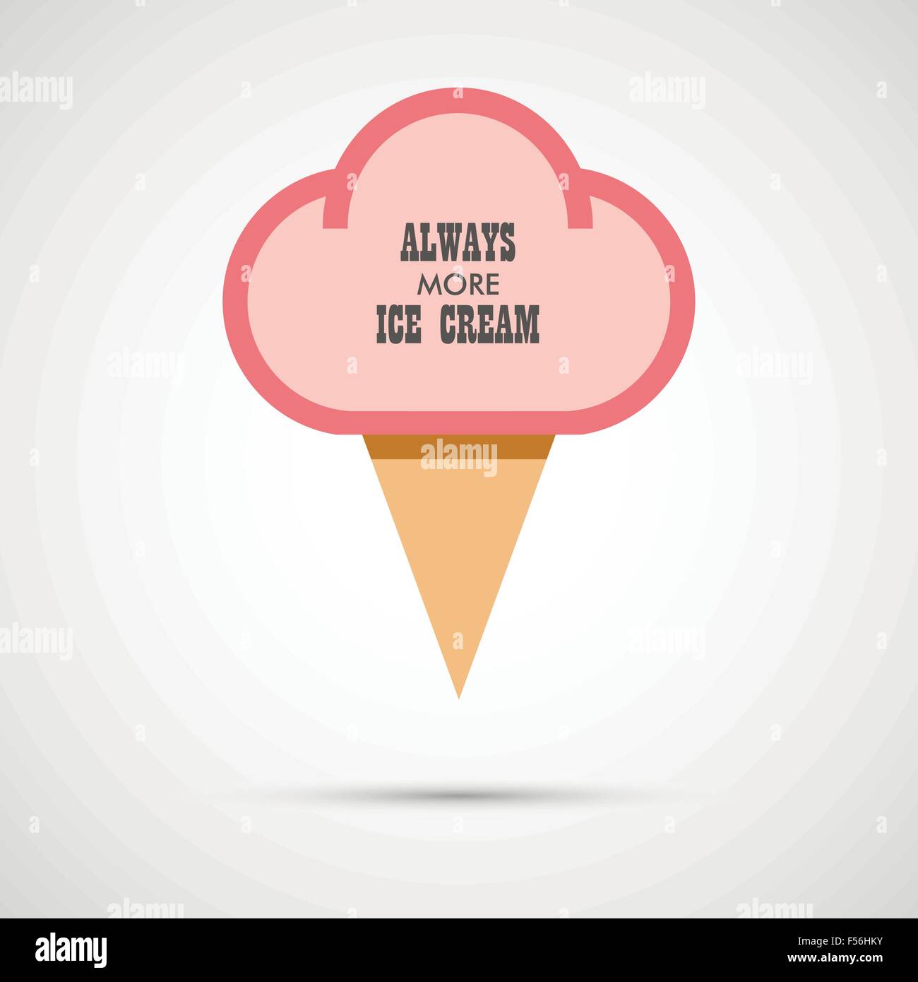 Icon ice cream isolated on white background Stock Vector Image & Art ...