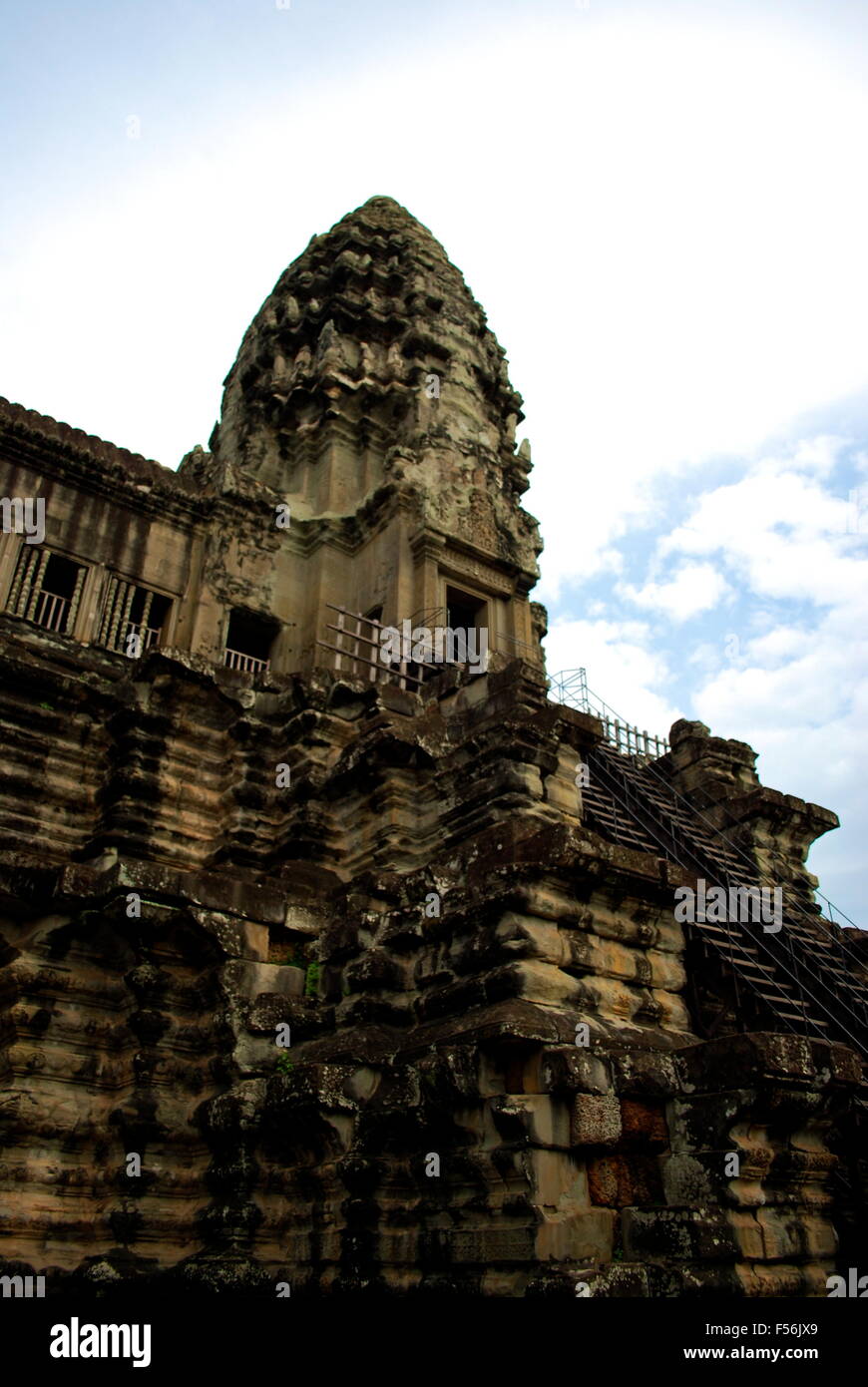 Angkor Wat temple complex in Cambodia, the largest religious monument