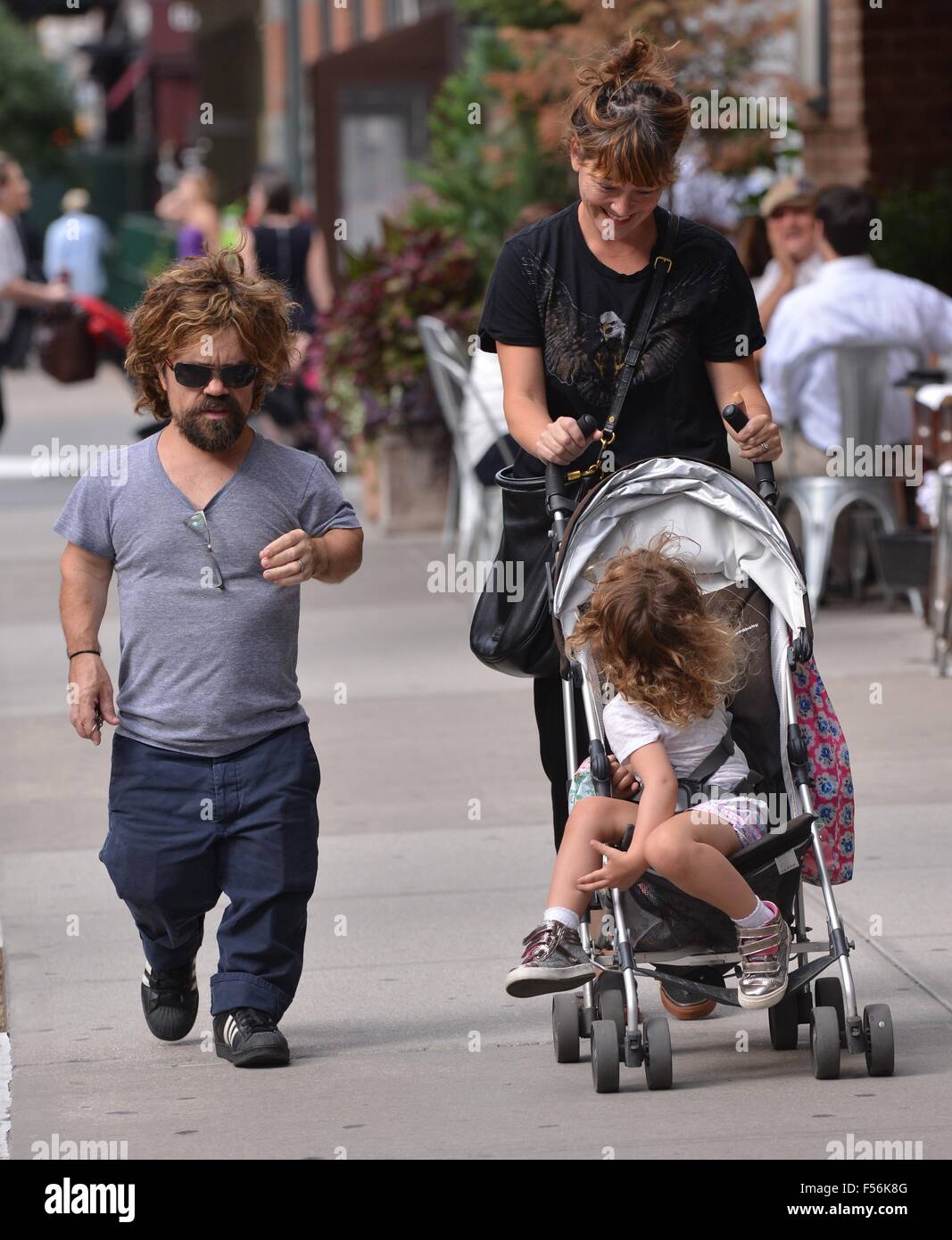 Peter Dinklage out with his family Featuring Peter Dinklage, Erica