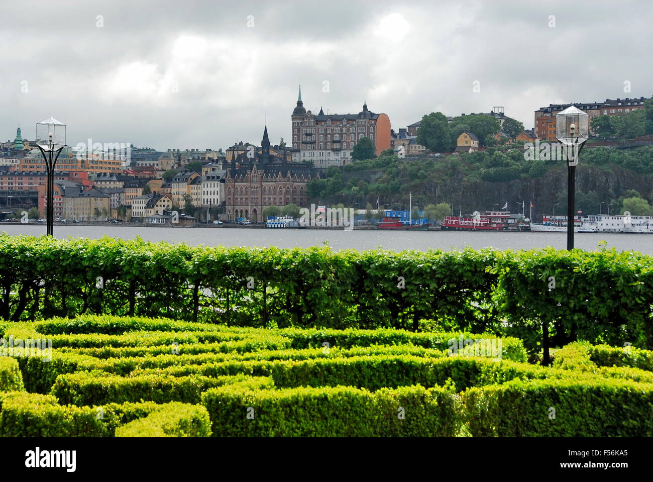 View of the island Gamla Stan (Old Town), Stockholm, Sweden Stock Photo