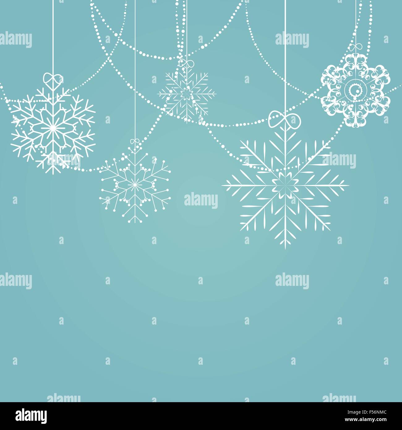 Christmas Snowflakes Background Vector Illustration Stock Vector Image ...