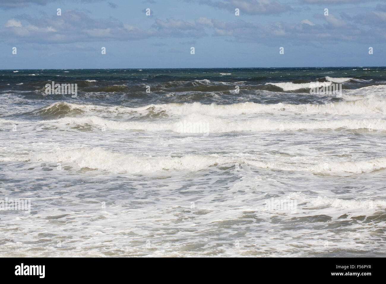 Stormy summer seas. Stock Photo