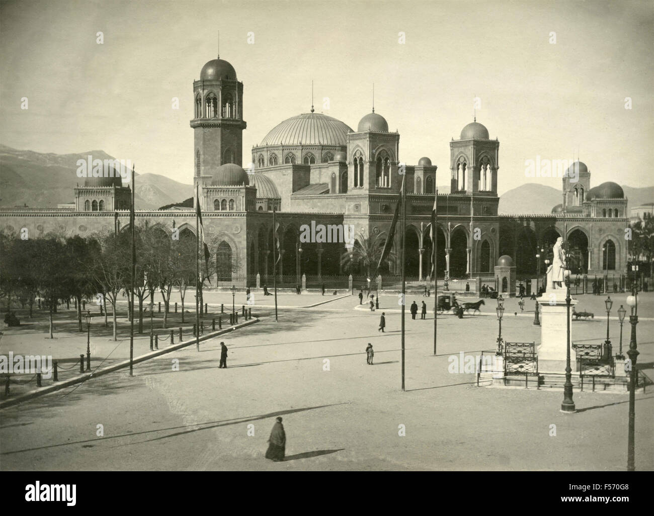 1892 National Exhibition of Palermo, Italy Stock Photo