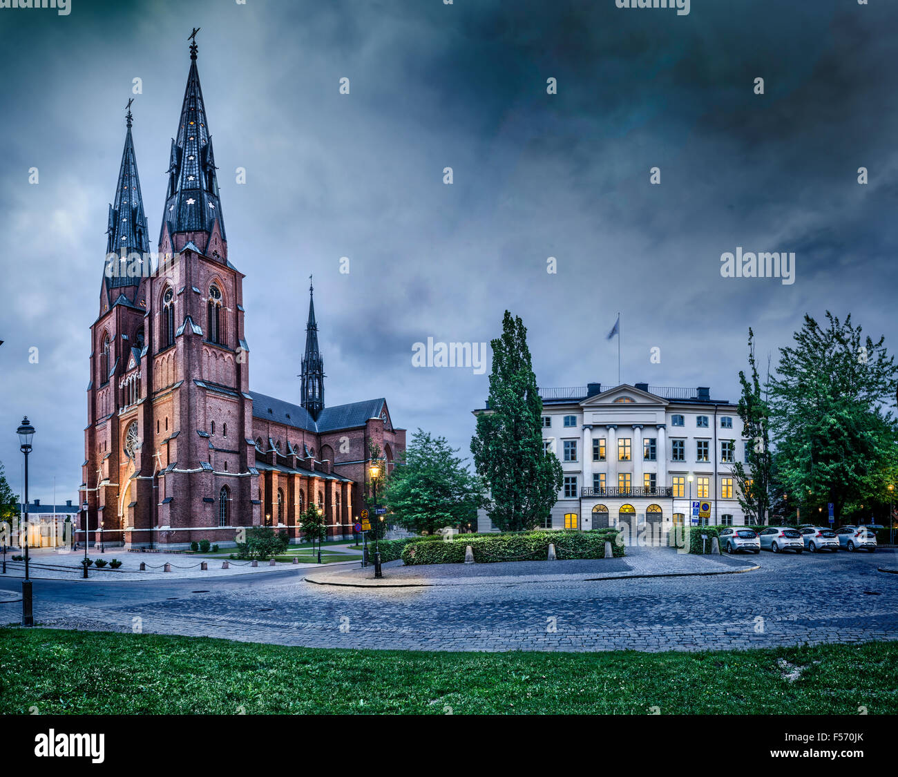 Cathedral, Uppsala, Sweden Stock Photo