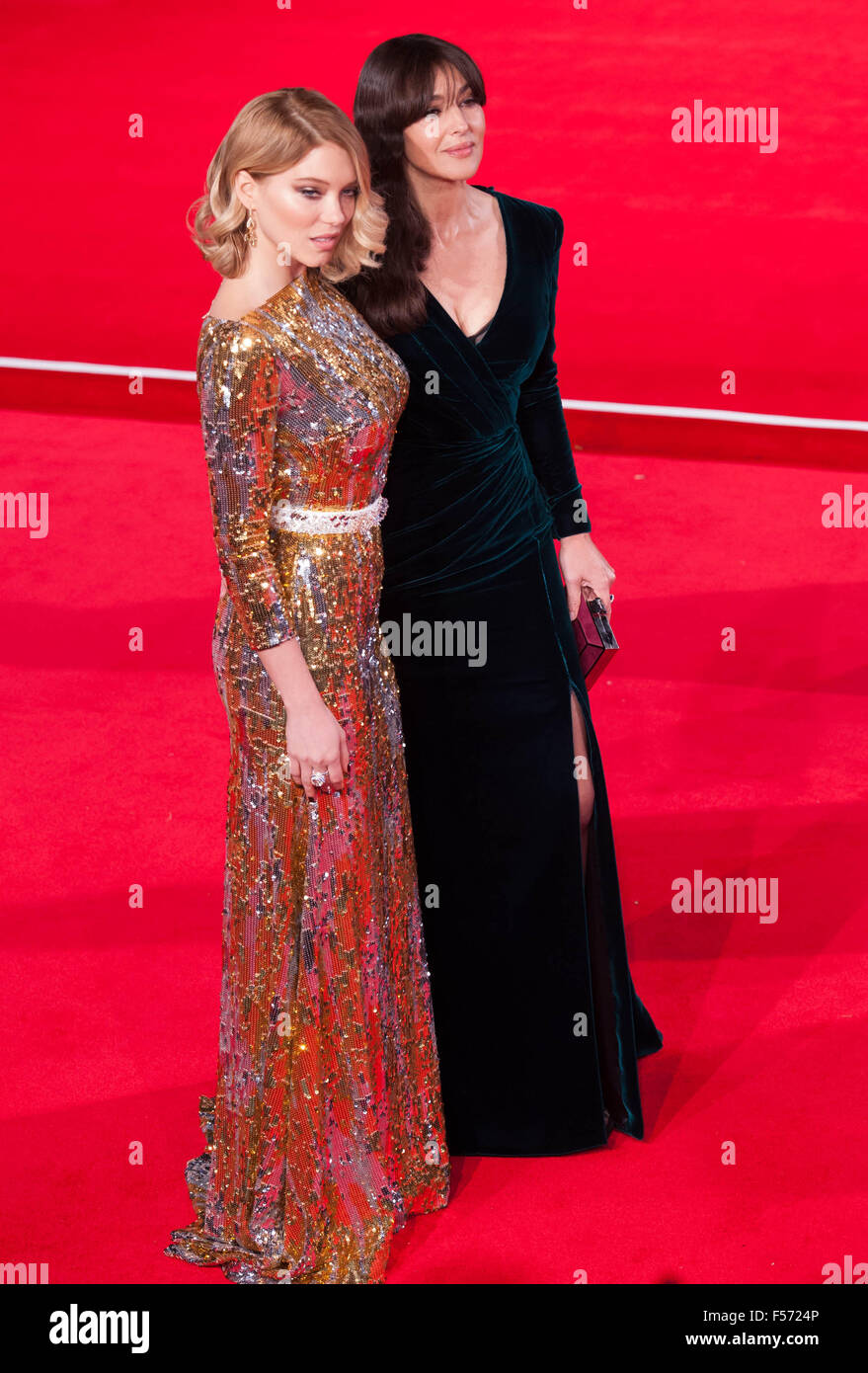 Lea Seydoux, and Monica Bellucci attending the world premiere of