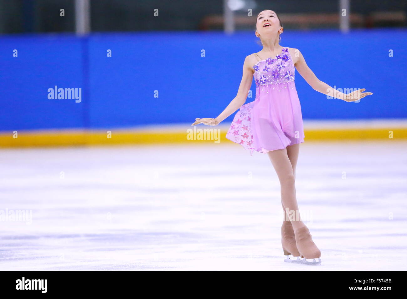 Barrie, Canada. 14th Oct, 2015. Elizabet Tursynbayeva (KAZ) Figure