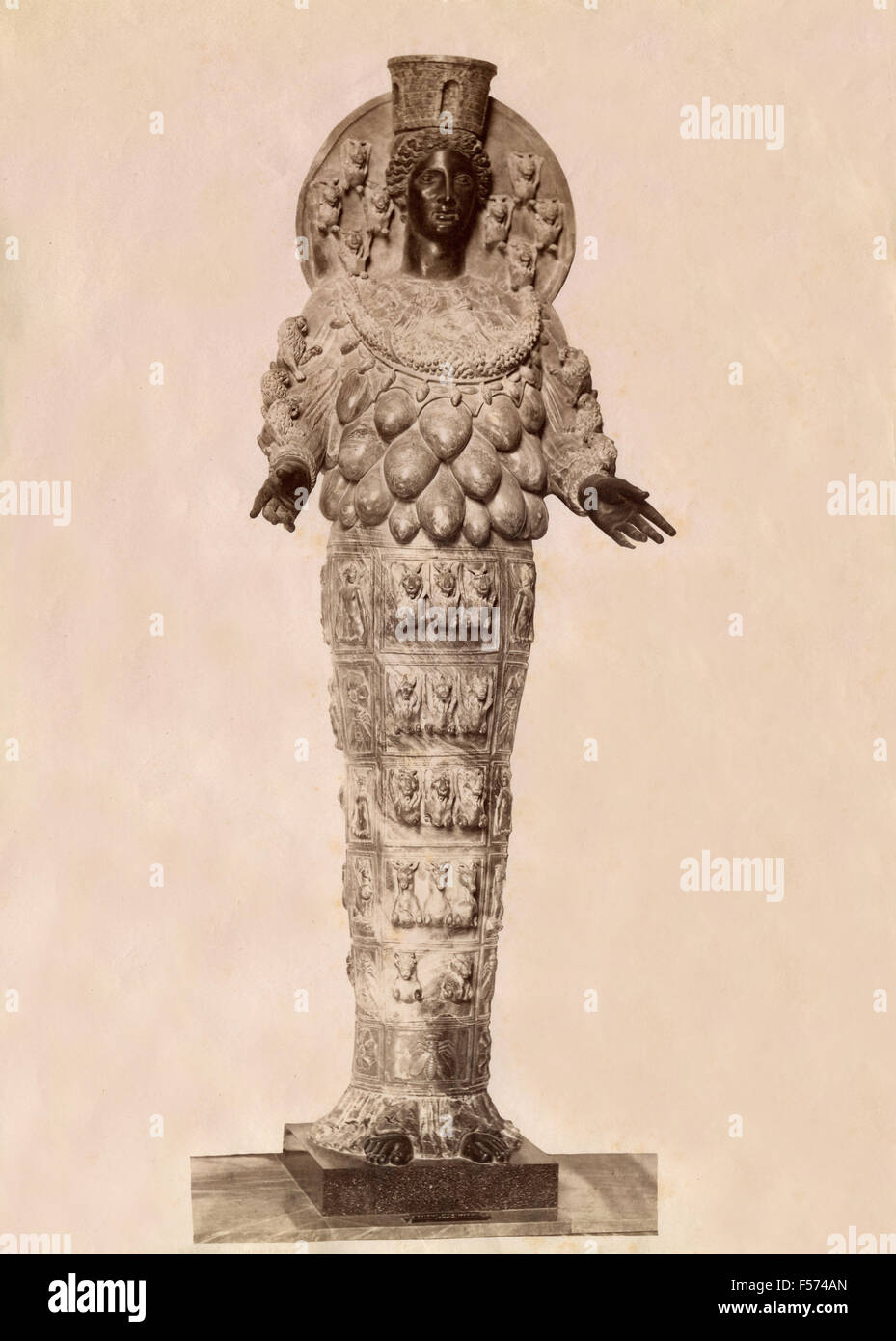 The fertility goddess Artemis Stock Photo