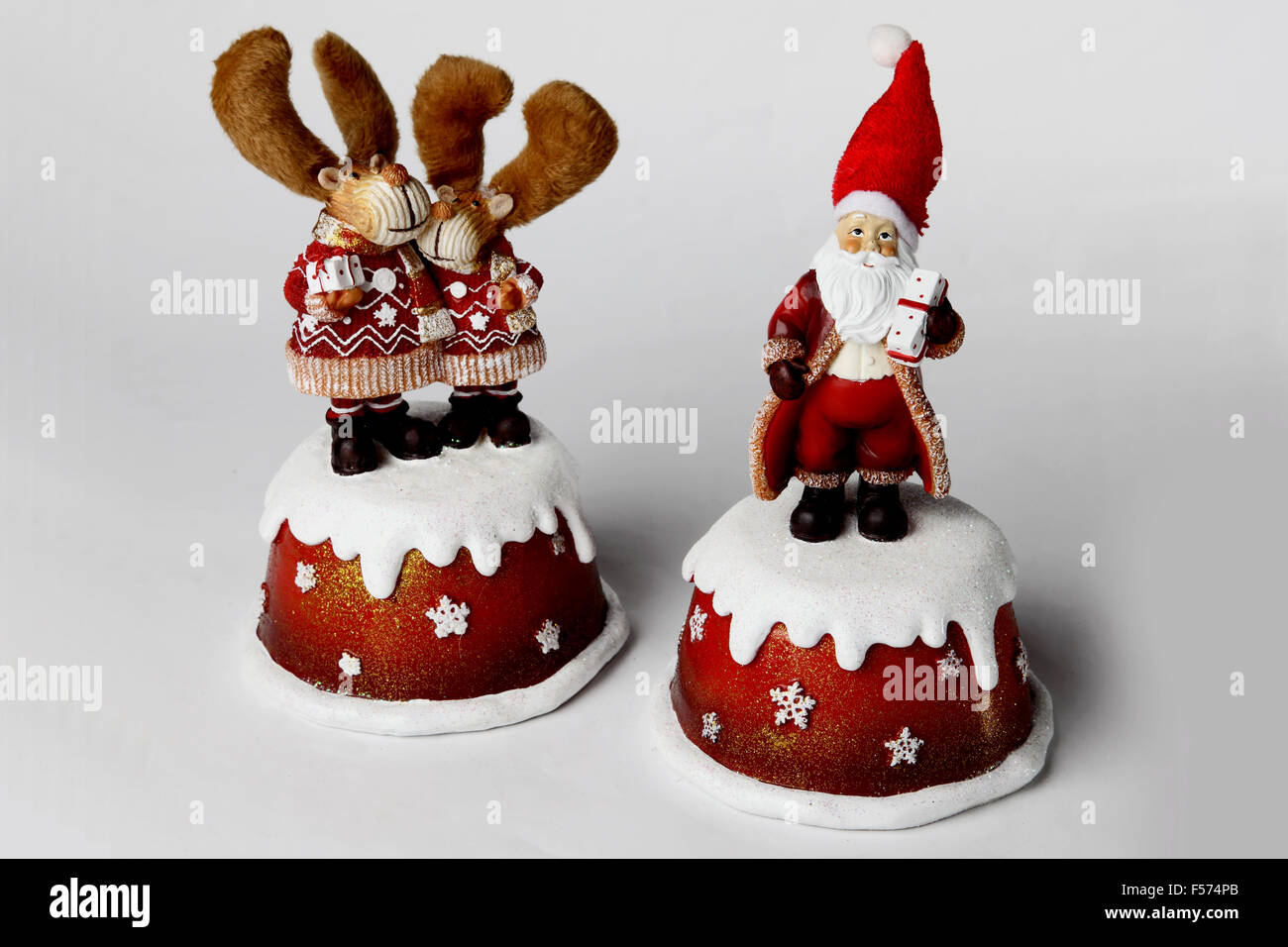 chimes, christmas parties, on a white background Stock Photo Alamy