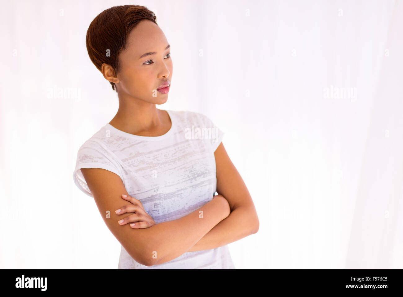 Young woman african american arms hi-res stock photography and images ...