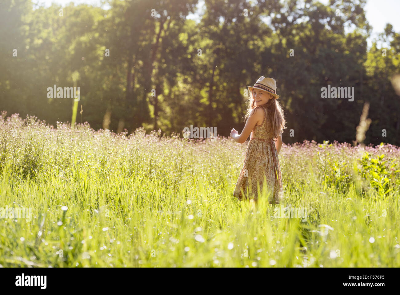 Girl In The Sunshine Stock Photos & Girl In The Sunshine Stock Images