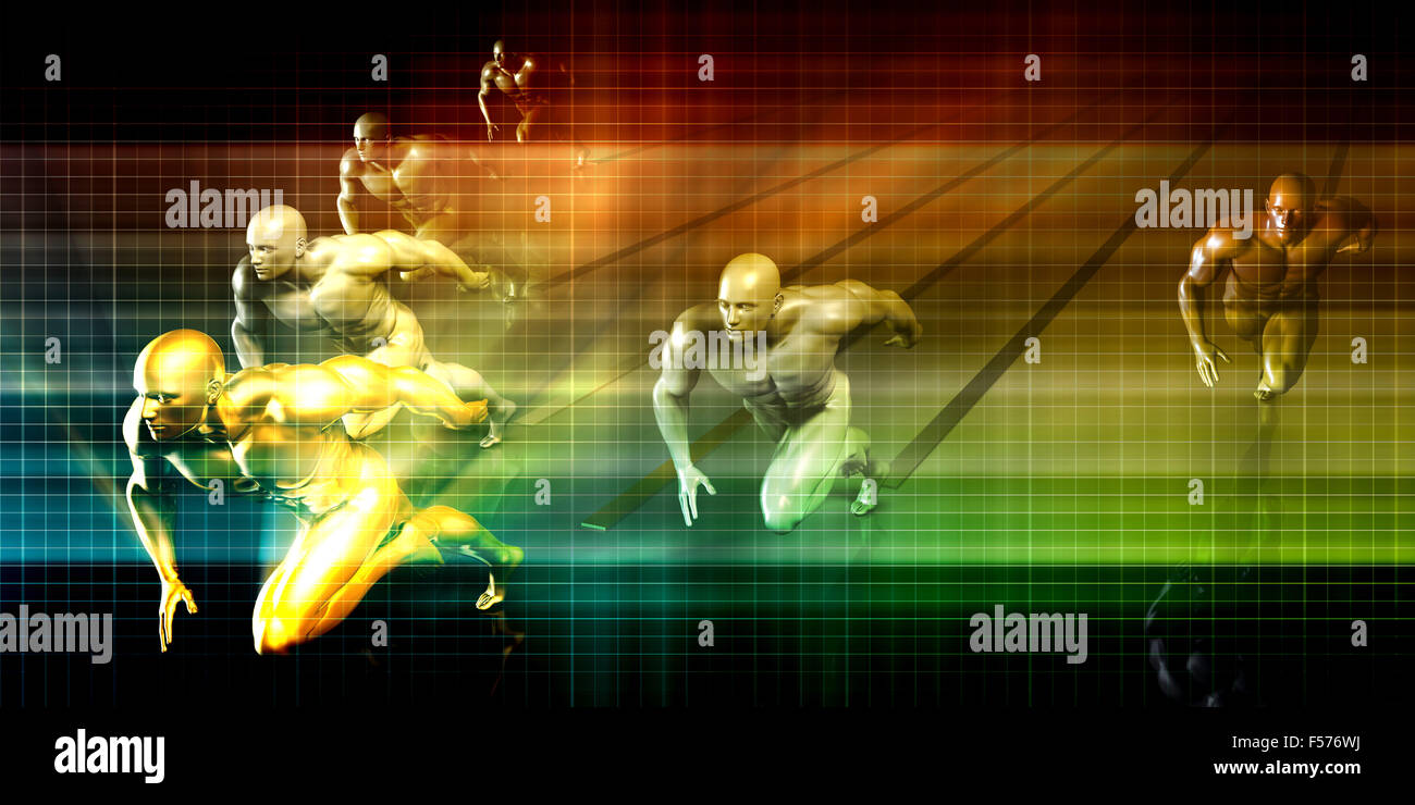 Sports Marketing and Branding Business Concept Art Stock Photo Alamy