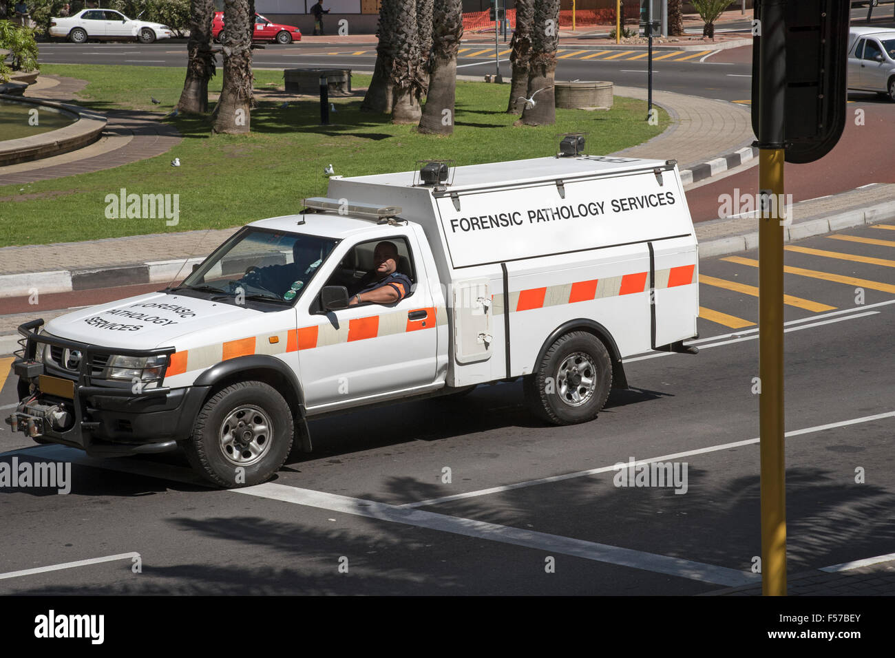 Forensic Pathology services vehicle Cape Town city centre South Africa