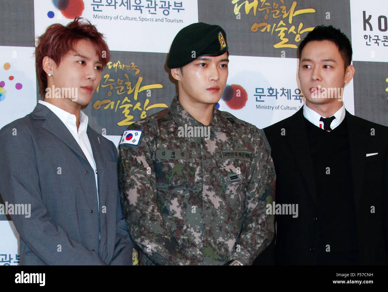 Jyj Oct 29 15 K Pop Boys Group Jyj Attend The 15 Korean Popular Culture Jyj Oct 29 15 K Pop Boys Group Jyj Attend The 15 Korean Popular Culture
