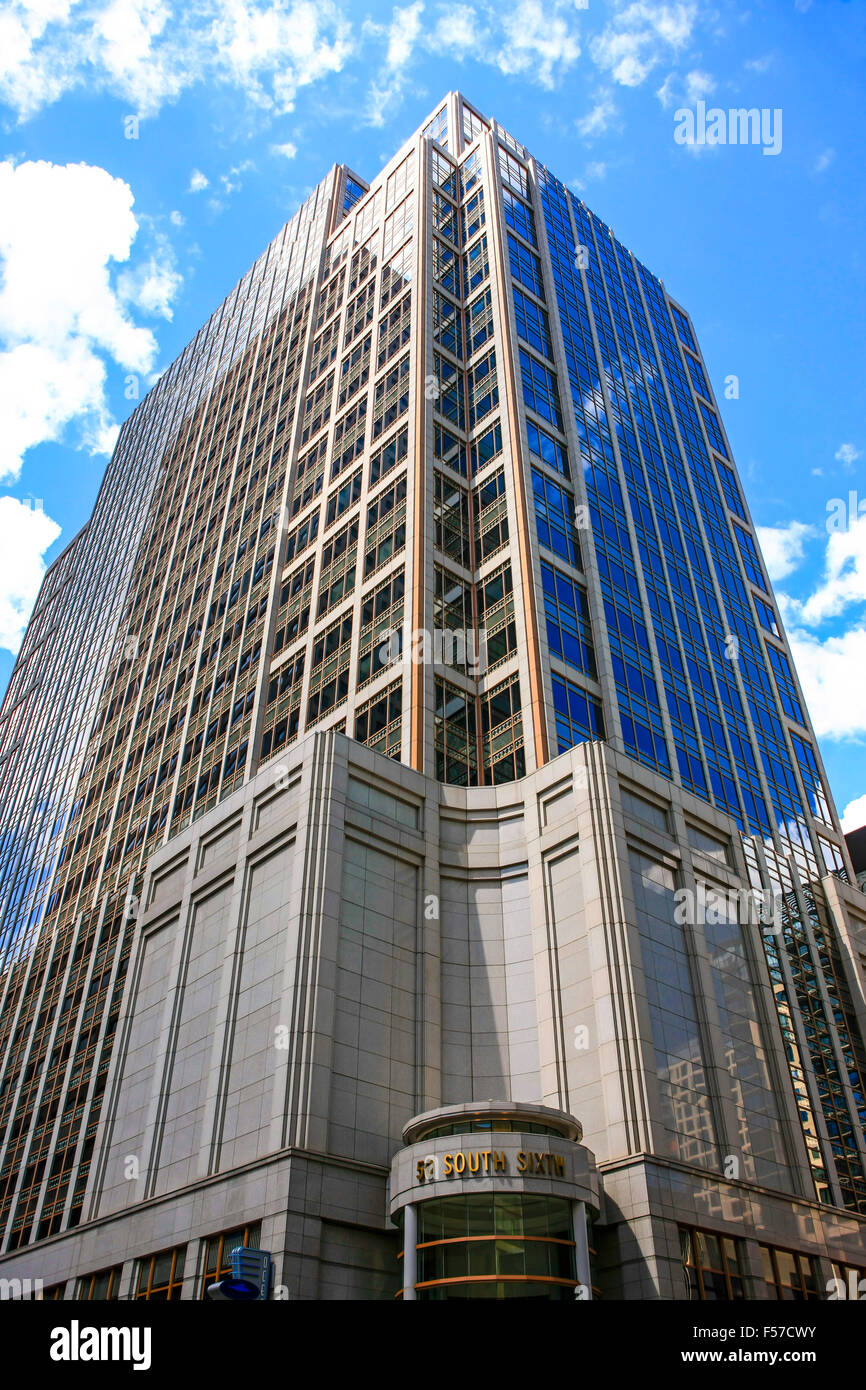 50 South Sixth skyscraper in downtown Minneapolis city MN Stock Photo