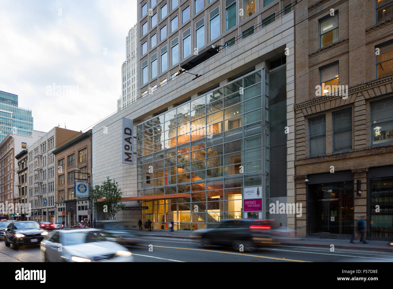 Museum of the African Diaspora (MoAD), in San Francisco, CA. Stock Photo